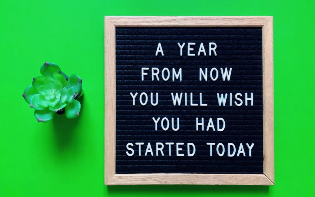 One Year From Now: Who Will You Become?